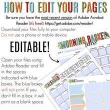 Load image into Gallery viewer, EDITABLE Lesson Planner + Calendar