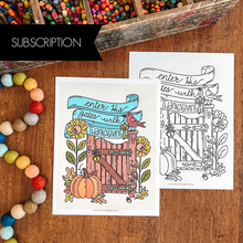 Load image into Gallery viewer, Apple Snacks Printable Monthly Subscription