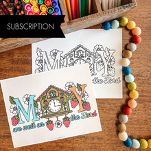 Load image into Gallery viewer, Apple Snacks Printable Monthly Subscription