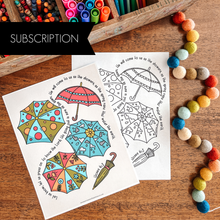 Load image into Gallery viewer, Apple Snacks Printable Monthly Subscription