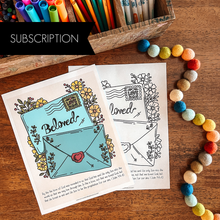 Load image into Gallery viewer, Apple Snacks Printable Monthly Subscription