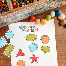Load image into Gallery viewer, Shapes Matching Printable Game