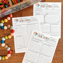 Load image into Gallery viewer, Book Report Set + Writing Prompts