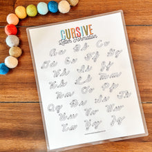 Load image into Gallery viewer, Cursive Letter Formation Chart