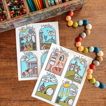 Load image into Gallery viewer, The Holy Week Easter Study Guide + Coloring Pages