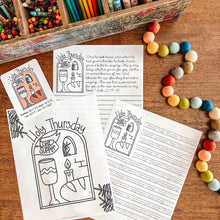 Load image into Gallery viewer, The Holy Week Easter Study Guide + Coloring Pages