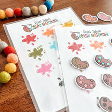 Load image into Gallery viewer, Color Sorting Paint Splash Printable Game