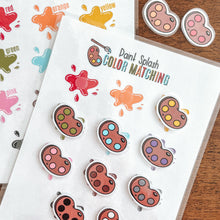 Load image into Gallery viewer, Color Sorting Paint Splash Printable Game