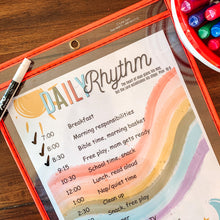 Load image into Gallery viewer, EDITABLE Daily Rhythm Printable