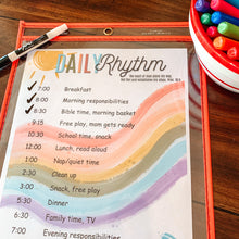 Load image into Gallery viewer, EDITABLE Daily Rhythm Printable