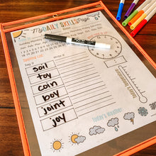 Load image into Gallery viewer, EDITABLE Daily Skills Page