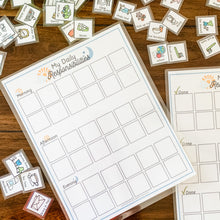 Load image into Gallery viewer, Full Day Double Row Responsibilities Chart + Icons