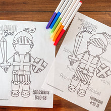 Load image into Gallery viewer, Armor Of God Printable Activity Sets