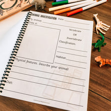 Load image into Gallery viewer, Animal Investigation Journal Pages