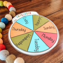 Load image into Gallery viewer, Days Of The Week Printable Wheel