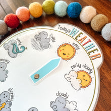 Load image into Gallery viewer, Weather Wheel Circle Time Printable