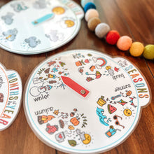 Load image into Gallery viewer, Calendar + Weather Wheel Activity Set