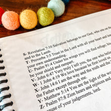 Load image into Gallery viewer, Bible Verse Alphabet Printable Tracing Pages