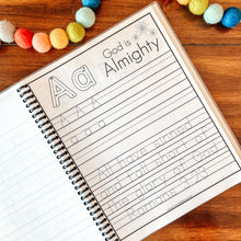 Load image into Gallery viewer, Alphabet Bible Tracing Pages + Cards
