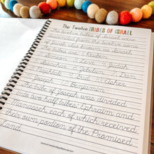 Load image into Gallery viewer, Cursive Bible Verses Volume 2 | Printable Workbook