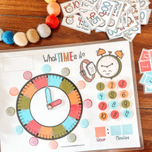 Load image into Gallery viewer, Learn To Tell Time Printable Clock