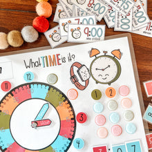 Load image into Gallery viewer, Learn To Tell Time Printable Clock