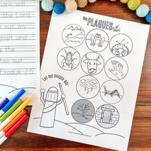Load image into Gallery viewer, Plagues Of Egypt Printable Bible Activity
