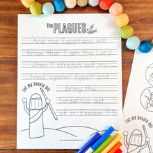 Load image into Gallery viewer, Plagues Of Egypt Printable Bible Activity