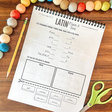 Load image into Gallery viewer, Latin Verb Tense Printable Worksheets- CC Cycle 2