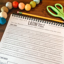 Load image into Gallery viewer, Latin Declension Noun Endings Printable Worksheets- CC Cycle 1