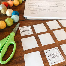 Load image into Gallery viewer, Latin Declension Noun Endings Printable Worksheets- CC Cycle 1