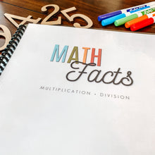 Load image into Gallery viewer, Multiplication + Division Math Facts Printable Workbook