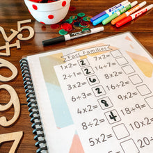 Load image into Gallery viewer, Multiplication + Division Math Facts Printable Workbook