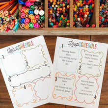 Load image into Gallery viewer, EDITABLE Loop Schedule- Daily Format