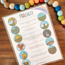 Load image into Gallery viewer, Psalm 23 Printable Activity Set