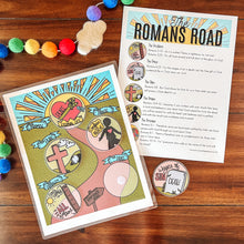 Load image into Gallery viewer, Romans Road Printable Bible Activities