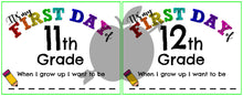 Load image into Gallery viewer, First Day of School Pre-K to 12th Grade Printable Sign - Arrows And Applesauce
