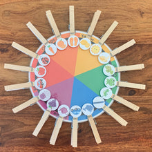 Load image into Gallery viewer, Preschool Color Matching Printable Wheel - Arrows And Applesauce