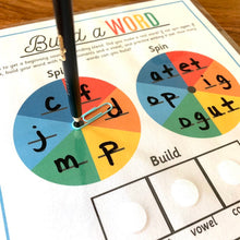 Load image into Gallery viewer, C.V.C. Words Printable "Build A Word" Game - Arrows And Applesauce