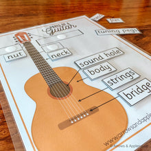 Load image into Gallery viewer, Guitar Parts Printable Memory Game - Arrows And Applesauce