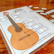 Load image into Gallery viewer, Guitar Parts Printable Memory Game - Arrows And Applesauce