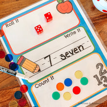 Load image into Gallery viewer, "Roll It, Write It, Count It" Printable Dice Game - Arrows And Applesauce