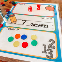 Load image into Gallery viewer, "Roll It, Write It, Count It" Printable Dice Game - Arrows And Applesauce
