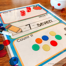 Load image into Gallery viewer, "Roll It, Write It, Count It" Printable Dice Game - Arrows And Applesauce