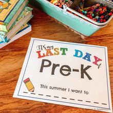 Load image into Gallery viewer, Last Day of School Pre-K to 12th Grade Printable Sign - Arrows And Applesauce