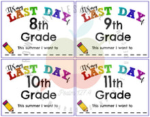Load image into Gallery viewer, Last Day of School Pre-K to 12th Grade Printable Sign - Arrows And Applesauce