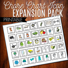 Load image into Gallery viewer, Daily Responsibilities Chore Chart Icons Printable EXPANSION PACK - Arrows And Applesauce