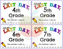 Load image into Gallery viewer, Last Day of School Pre-K to 12th Grade Printable Sign - Arrows And Applesauce