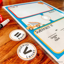 Load image into Gallery viewer, Subtraction Math Dice Game Printable - Arrows And Applesauce