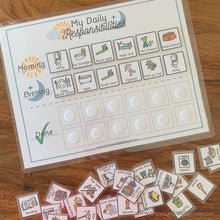 Load image into Gallery viewer, Daily Responsibilities Chore Chart Icons Printable EXPANSION PACK - Arrows And Applesauce